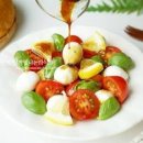 토마토 카프레제 만드는 법 발사믹 샐러드 소스 만들기 토마토요리 이미지