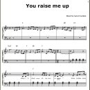 유 레이즈 미 업 (You raise me up) 악보 가사 이미지