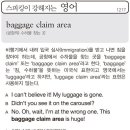 baggage claim area (공항의) 수하물 찾는 곳 이미지