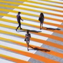 횡단보도 앞 이미지