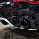 E53 AMG 크롬팁-＞나이트패키지 블랙팁 교체 작업 이미지