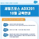 세일즈포스 교육 - 10월 어드민 ADX201 교육과정 (2024 세일즈포스 공인교육/ Salesforce 자격증/ No.1 CRM) 이미지