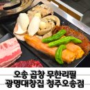 광명전업 앞 | 오송 곱창 광명대창집 배터지게 먹을 수 있는 곱창 무한리필