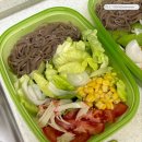 5월의 도시락, 맞벌이부부 밀프렙 도시락. (메밀면 포케, 카페 샌드위치)