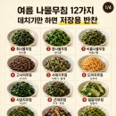 여름나물12가지 레시피......// 이미지