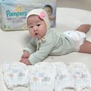 푸른소프트 | 뒤집기 시기 5개월 아기 기저귀 추천 팸퍼스 엔젤브리즈 소프트팬티