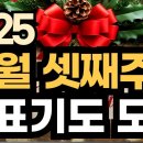 2025년 12월 셋째주 주일 예배 대표기도 이미지