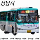 내정중학교.한솔4.5단지 | [경기도/성남시] 395번 노선정보