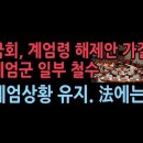 국회, '尹계엄령' 해제안 가결, 계엄군 철수...계엄상황 계속 된다 왜? 성창경TV 이미지