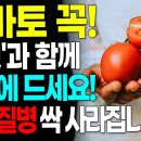 노년기 건강을 위해 토마토는 꼭 이렇게 드세요. 몸속 염증과 독소가 빠지고, 혈압과 당뇨, 암덩어리까지 싹 사라집니다! ﻿건강방정식 이미지