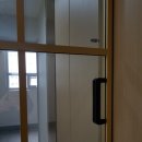 미니스톱 포항문덕다채움점 | 포항 문덕 정림다채움 아파트 원슬라이딩 골드 현관중문 시공 (포항중문/ 이원 중문)