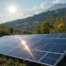 정성 태양광발전소 이미지