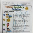 💙Write and rewrite short sentences&amp;Phonics letter o&amp;In the kitchen💙 이미지