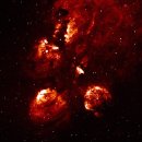 우주 cat's paw nebula 이미지