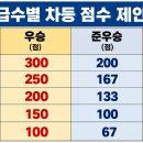 배드민턴 대회 급수별 차등 점수제 도입 제안 이미지