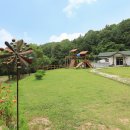 숲속에서 캠핑장 이미지