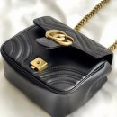 마몽 | GUCCI GG 마몽 마틀라세 미니 숄더백 블랙 후기