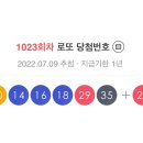 &lt;1023회 로또 당첨번호&gt; 1등 당첨자 1등 당첨지역 (로또명당)