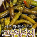 ggg 고추장 아찌 레시피 이미지