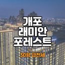 2025년 5월 개포래미안포레스트 30평 급전세 정보