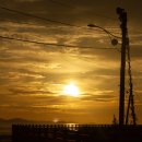 해넘이마을 | 강화도의 해넘이마을에서 바라본 노을