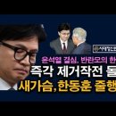 한동훈의 새가슴, 눈도 마주치지 못하고 줄행랑, 윤석열 결심 끝났다 시대정신연구소﻿ 이미지