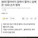 잔소리 한다고 키워 준 70대 할머니 60번 넘게 찔러 죽인 10대 손자 형제 (하반신 마비 된 할아버지가 보는 앞에서) 이미지