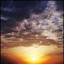 다대포의 저녁노을 이미지