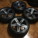 BMW118D f20 17인치 순정 휠타이어 팝니다 이미지