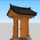 일각 대문 3D 도면(wood wood korea house)-한옥동영상-평당 350~450 이미지