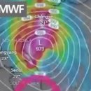 [긴급 속보 6호 태풍 '카눈'] 한반도 정 중앙 통과, 매우 위험 이미지