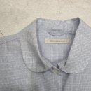 낫띵리튼 round collar shirt - water blue 이미지