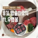우랩 | (내돈내산)우랩볼 이용해서 후기 밥솥이유식 만들기