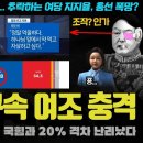 윤 장모 구속 여론조사 충격 이미지