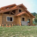 통나무집 이미지