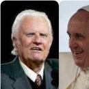 빌리 그래함과 프란치스코 교황의 책을 보니 너무 따뜻하고 착한 말들, 매우 흡사하다 이미지