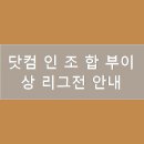 닷컴 인 조 합 부이상 리그전 안내