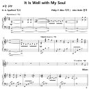 [성가악보] It Is Well with My Soul / 내 평생에 가는 길 [John Bolin] 이미지