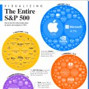 S&amp;P 500 지수의 모든 회사 시각화 이미지