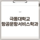 극동대학교항공운항서비스학과 선택 이유