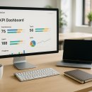 보고서작성TIP(엑셀&PPT)(주간) | 리포트 없이 숫자만으로 움직인다: 노션 ‘5분 KPI 대시보드’로 실행 속도를 2배 올리는 설계법