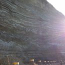 제주 수월봉 화산쇄설층 이미지