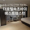 웨스턴엘(L)호텔 | 속초호텔 추천 l 신축에 오션뷰인데 가성비도 좋은, 더호텔속초바이베스트웨스턴