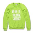 [90%DC](E1)Message WeSC Crew(ladies crewneck.lime green) 이미지