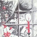 펜화 일러스트 이미지