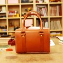 가죽 미니 보스턴백 만들기 이미지