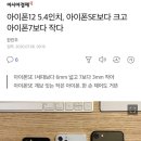 아이폰12 5.4인치, 아이폰SE보다 크고 아이폰7보다 작다 이미지