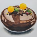 수채화로 그리는 디저트 이미지