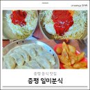 증평 쫄면 맛집 증평 만두 맛집 일미분식 후기