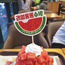 아마스빈배곧 | 설빙 리얼통통흑수박빙수 후기 (설빙 배곧점)♪